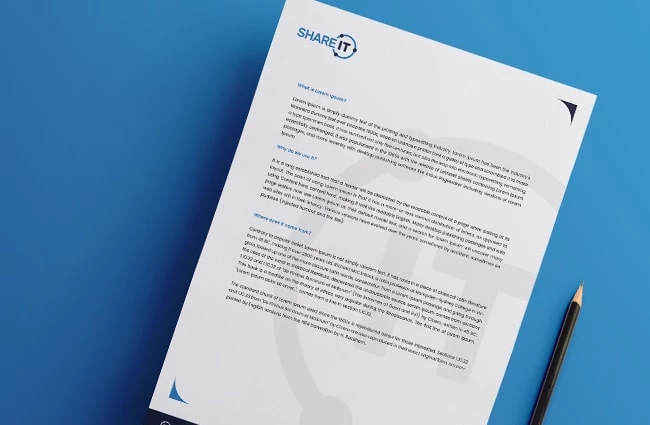 share it company memorandum design