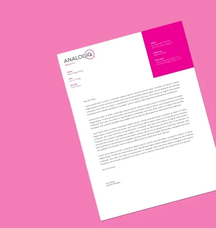 analogiq memorandum design