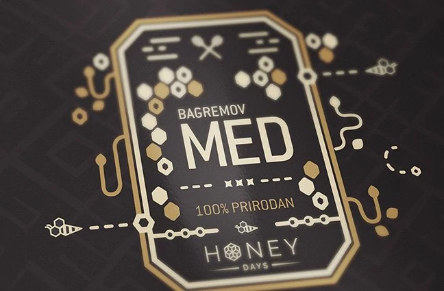 honeydays honey label