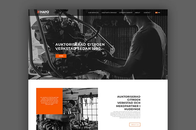 hafo bilservice web design
