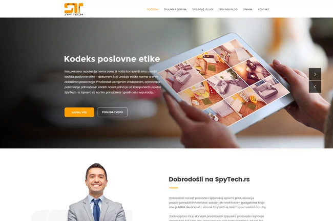 tasteful menus website redesign