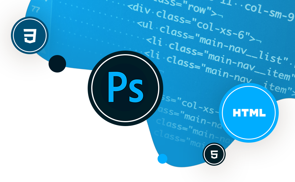 convert psd html