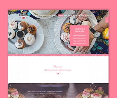 cake candy shop buiongiorno ui ux