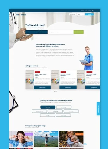 halo doktore web directory ui ux