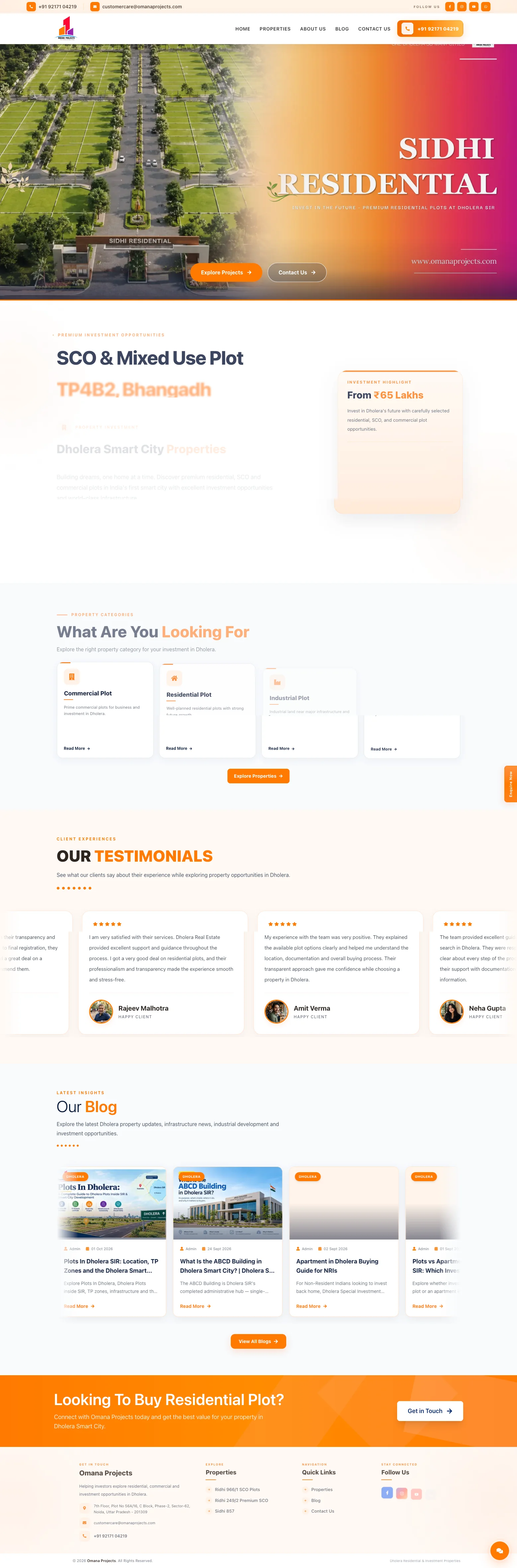 Omana Projects